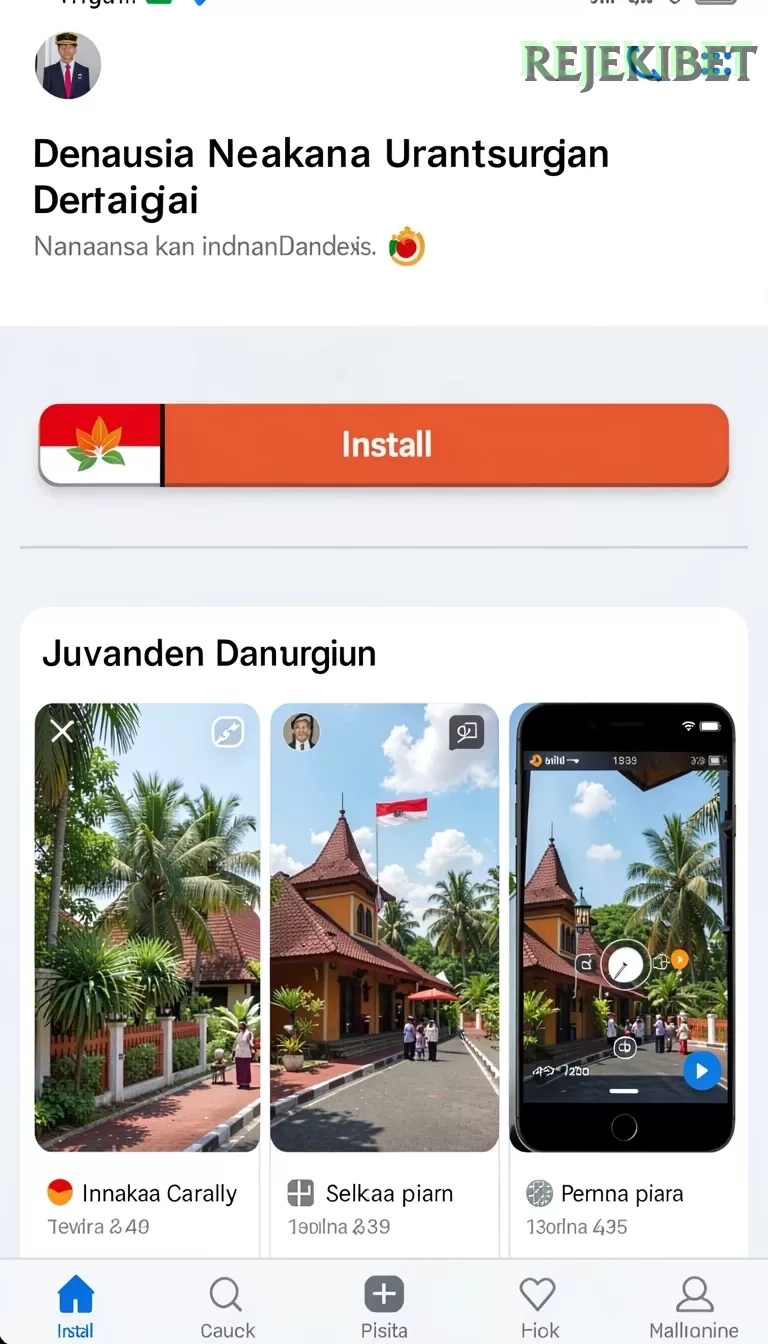Cuplikan layar 456WIN — menu navigasi